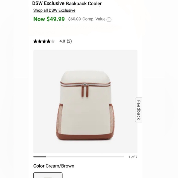 NWT Camuto DSW Exclusive Backpack Cooler - Picture 7 of 16